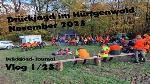 Drückjagd im Hürtgenwald, November 2023 - Drückjagd-Journal / Vlog, Folge 01/23