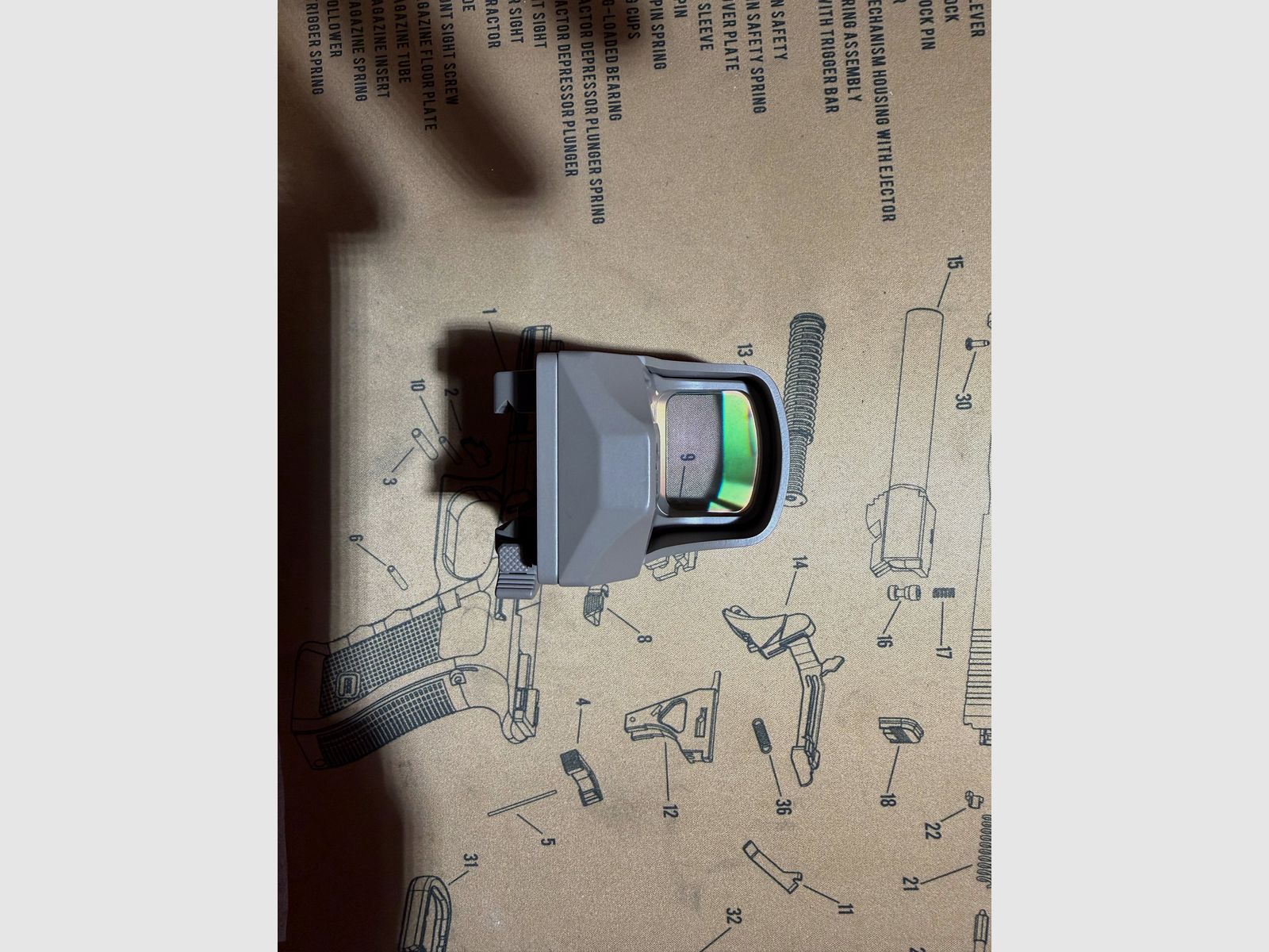  Holosun HS 510 C-GR-FDE  visor réflex