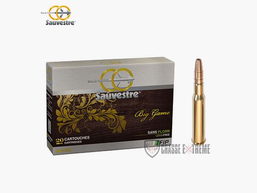 20 Patronen SAUVESTRE FIP Battue Zonder Lood 148gr Kal 7x64