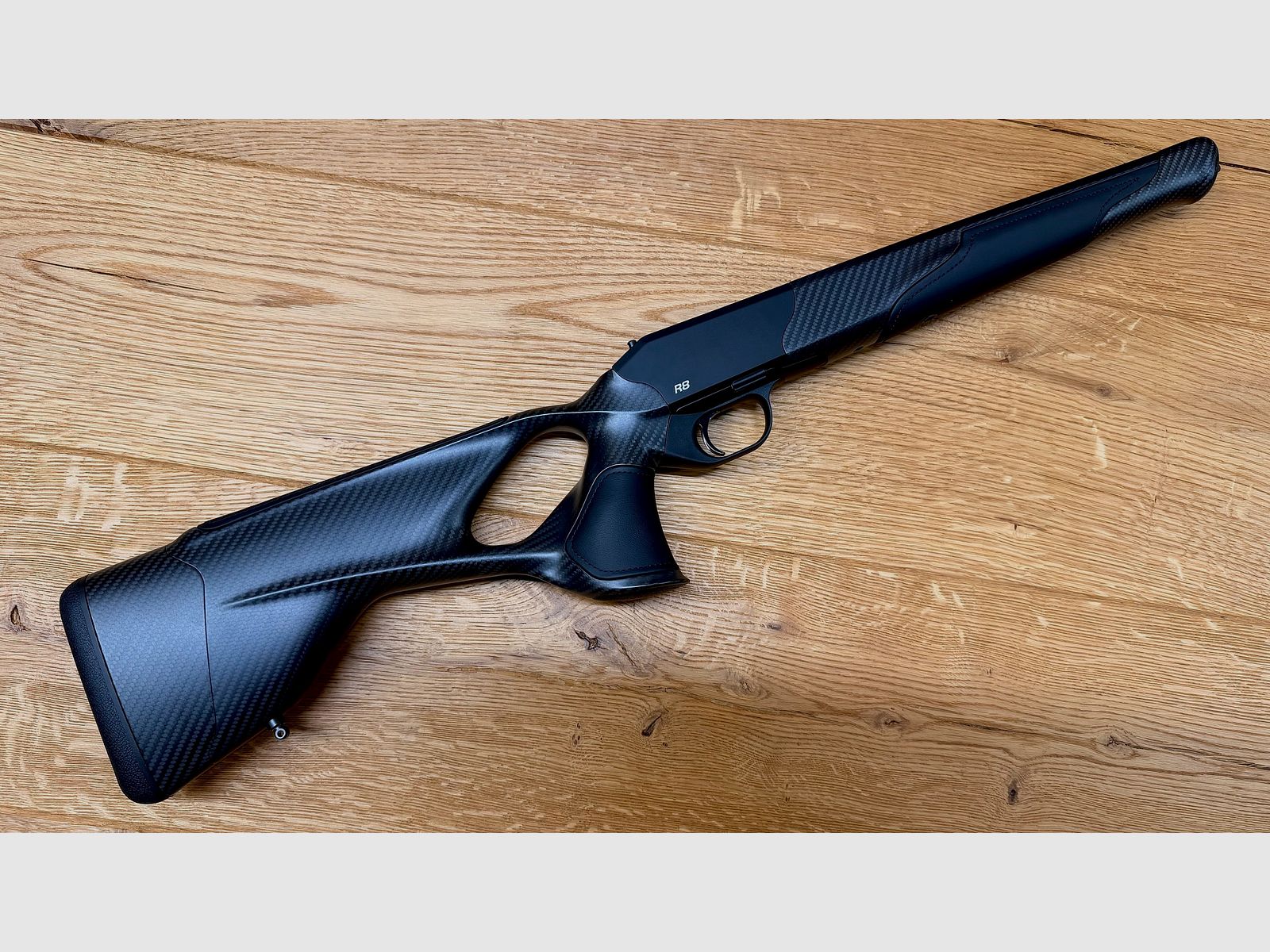 Blaser R8 Ultimate Carbon leather case / Standard version 17mm / Logo silver / Easy Custom leather