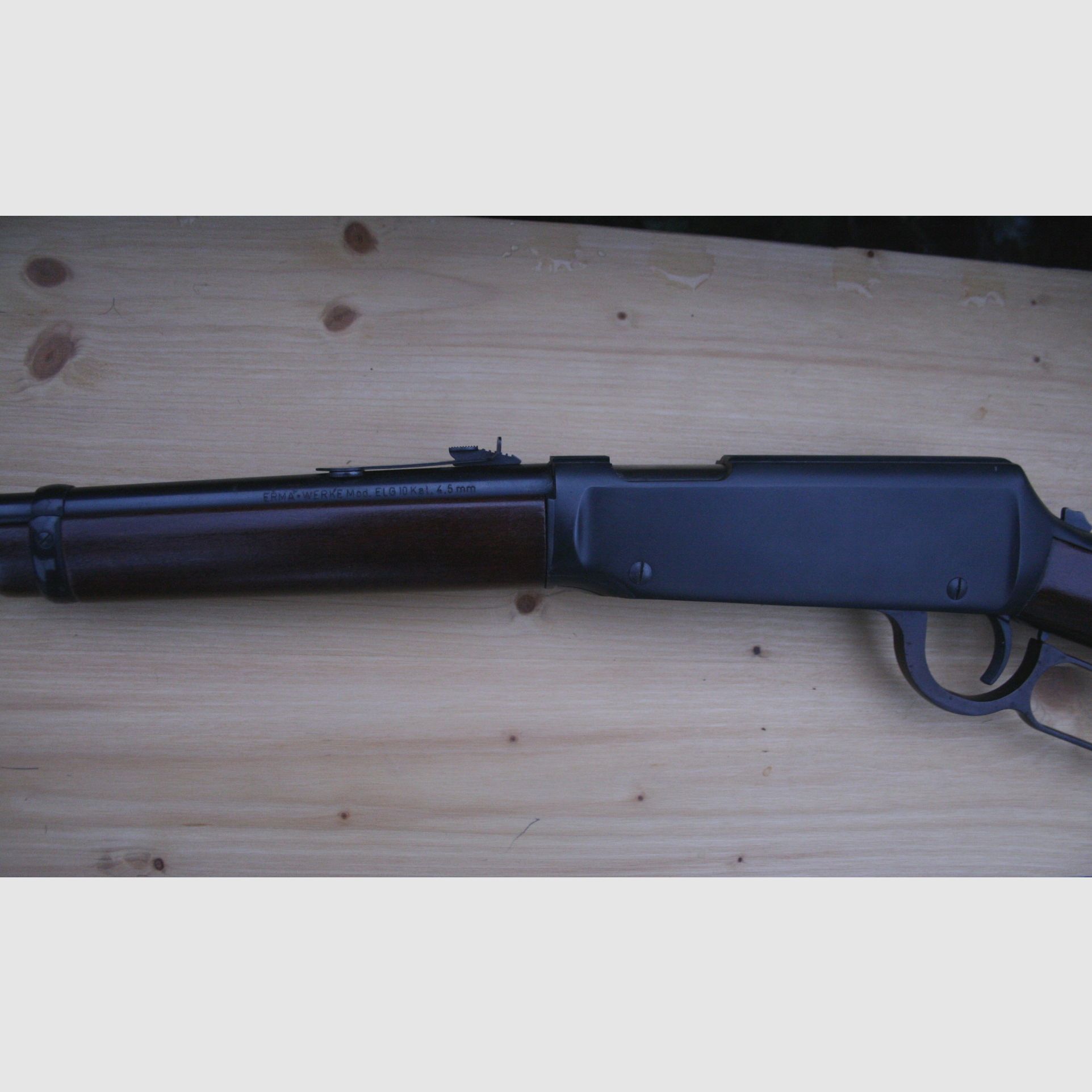 Biete ein sehr seltenes Erma ELG 10 Luftgewehr im Winchester Lok