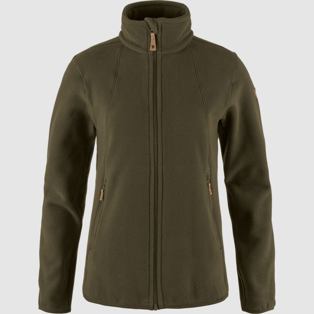 FJÄLLRÄVEN Stina Fleece Jacke Damen Dark Olive