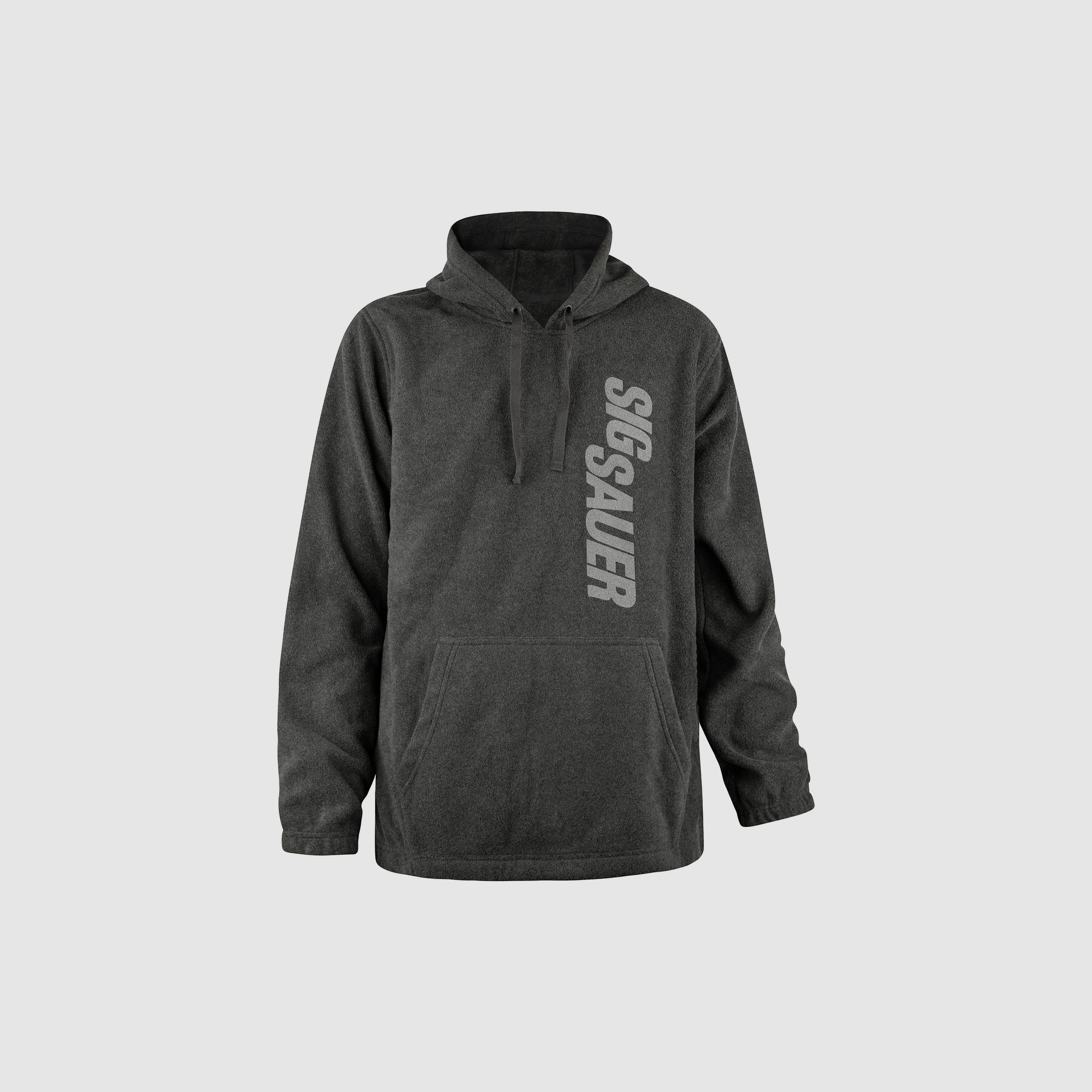 SIG SAUER Fleece Pullover mit Kapuze - Hoodie Grau