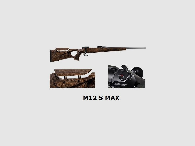 Mauser M12 MAX (Handspannung) Mündungsgewinde Repetierbüchse