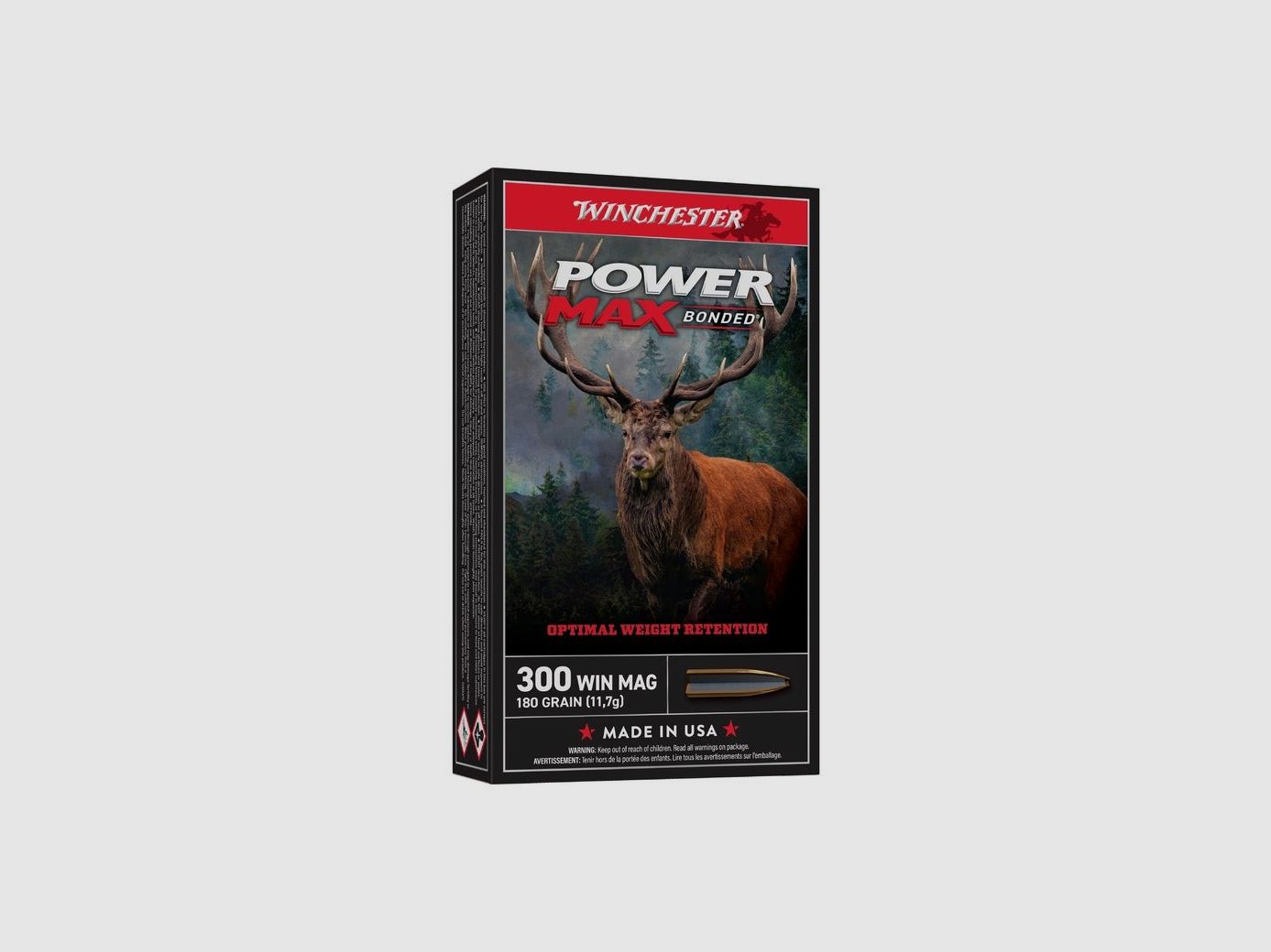 MUNITION WINCHESTER 300WM POWER MAX BONDED 180GR, Bild 1 von 4
