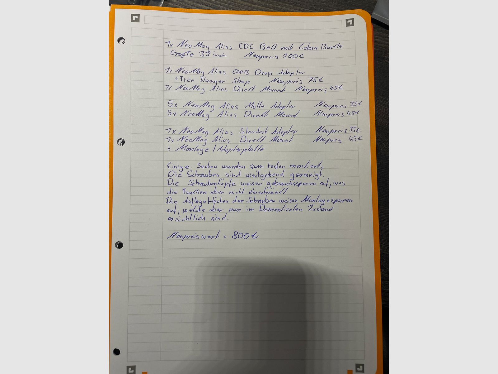 Ceinture de combat / Ceinture EDC OWB de NeoMag !