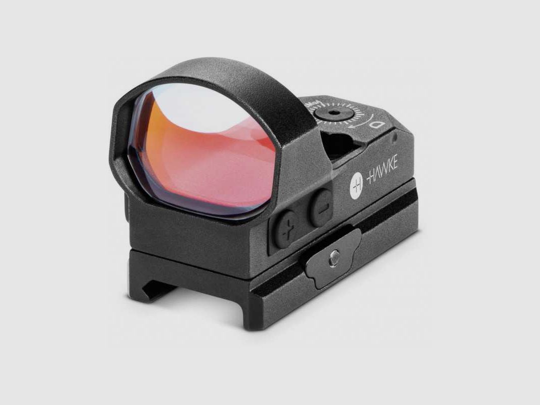 Hawke Vantage Reflexvisier 1x34 3 MOA Punkt, Weaverschiene, 3 MOA Dot - Red