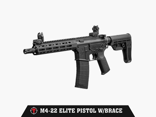 TIPPMANN ARMS M4-22 ELITE Pistol 22LR Semi-Auto, 11″/28cm Cañón