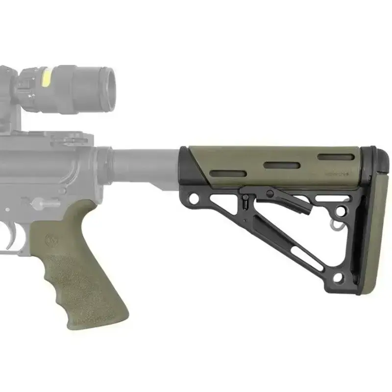 Crosse Hogue AR-15 / M16 Mil-Spec Green, image 2 sur 3