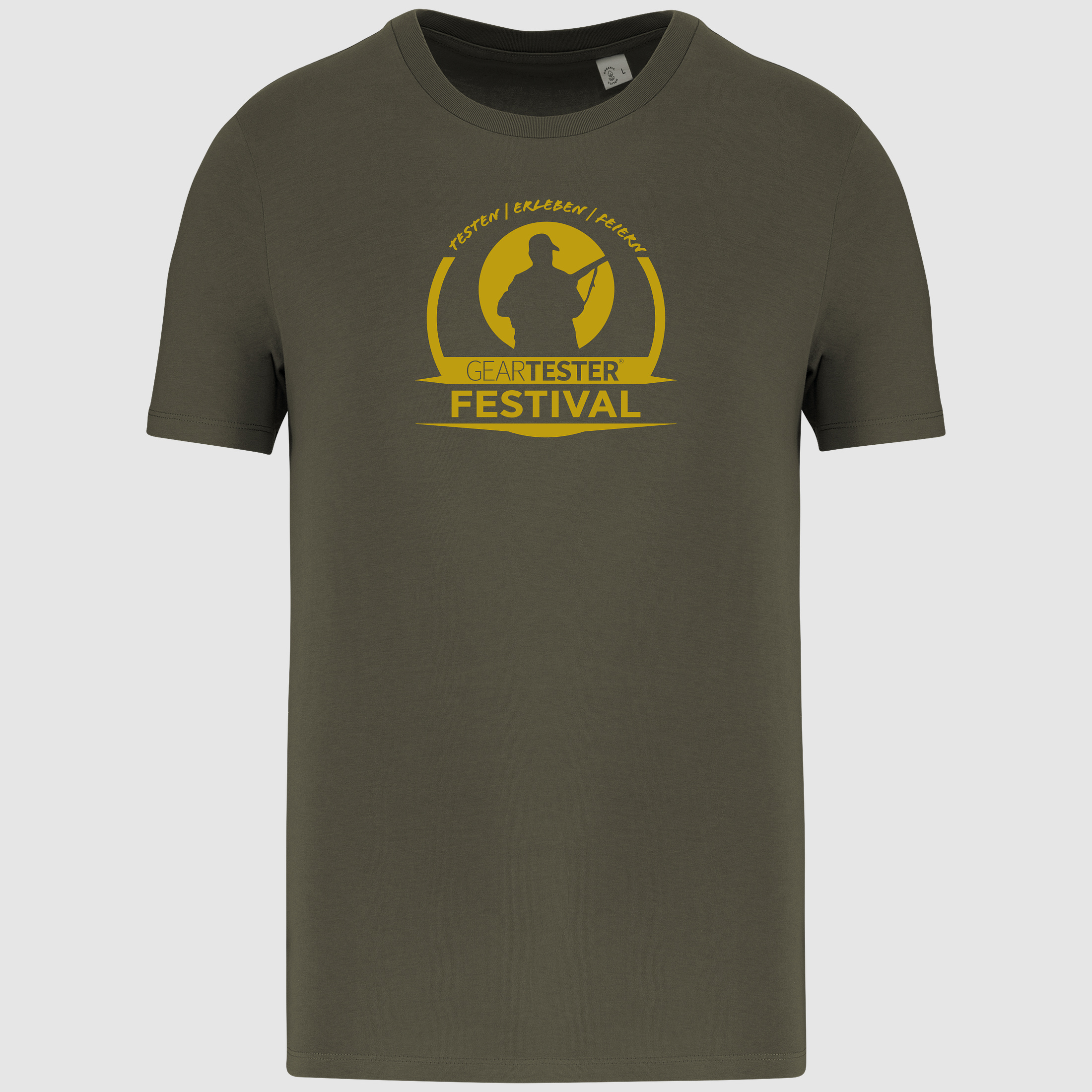 Geartester Festival Bio T-Shirt, großes Logo