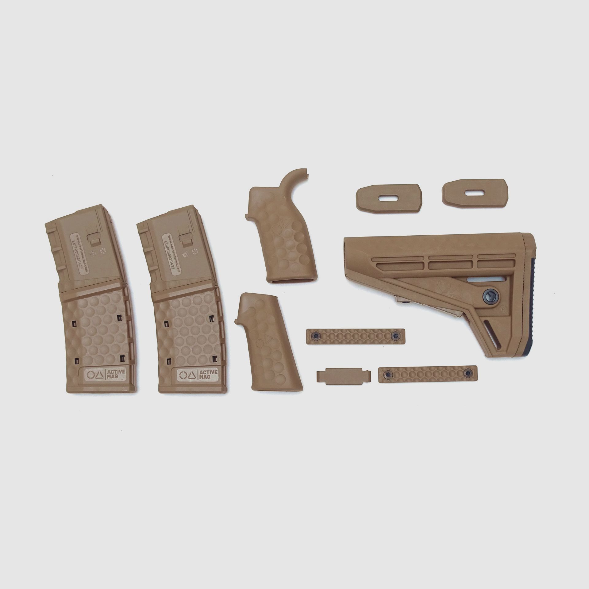 Bundle, OA M4 stock, Triggerguard, Grip L/M, M-LOK cover, OA-ActiveMag – 6 Farben, billede 3 af 12