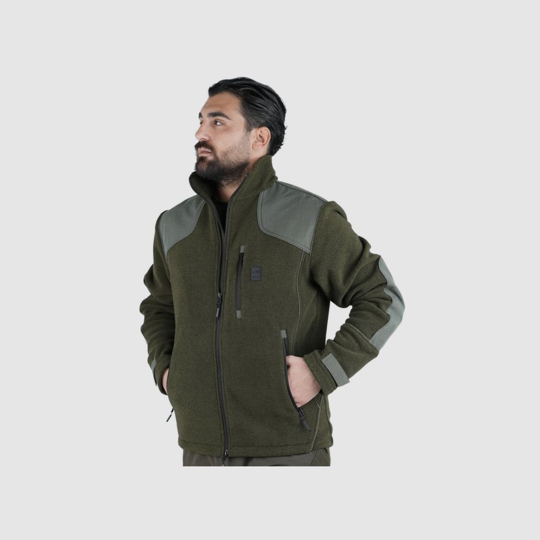 Fleecejacke Masseria mit Verstärkungen V, Bild 1 von 2