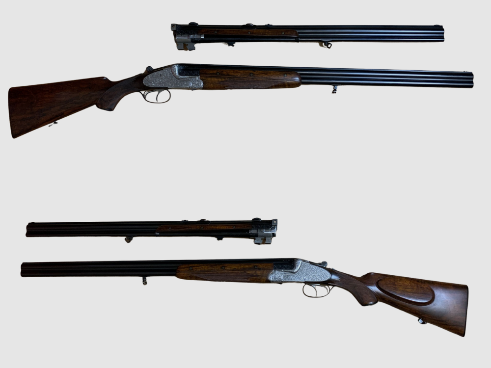 Bergstutzen Merkel-Suhl Kal. 16,7x65R mit ZF Schmidt & Bender 3-12x50 und Wechsellauf, Bild 1 von 4
