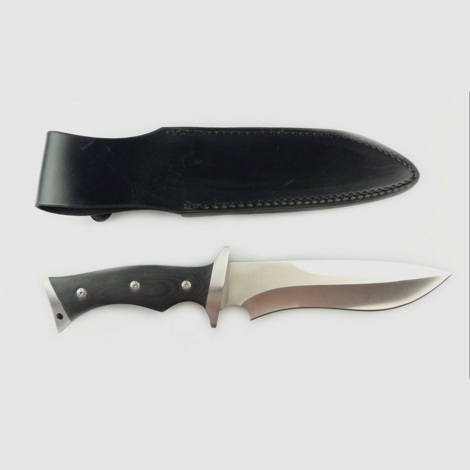 181946 Parforce Outdoormesser Conquista mit Lederscheide in Geschenkbox