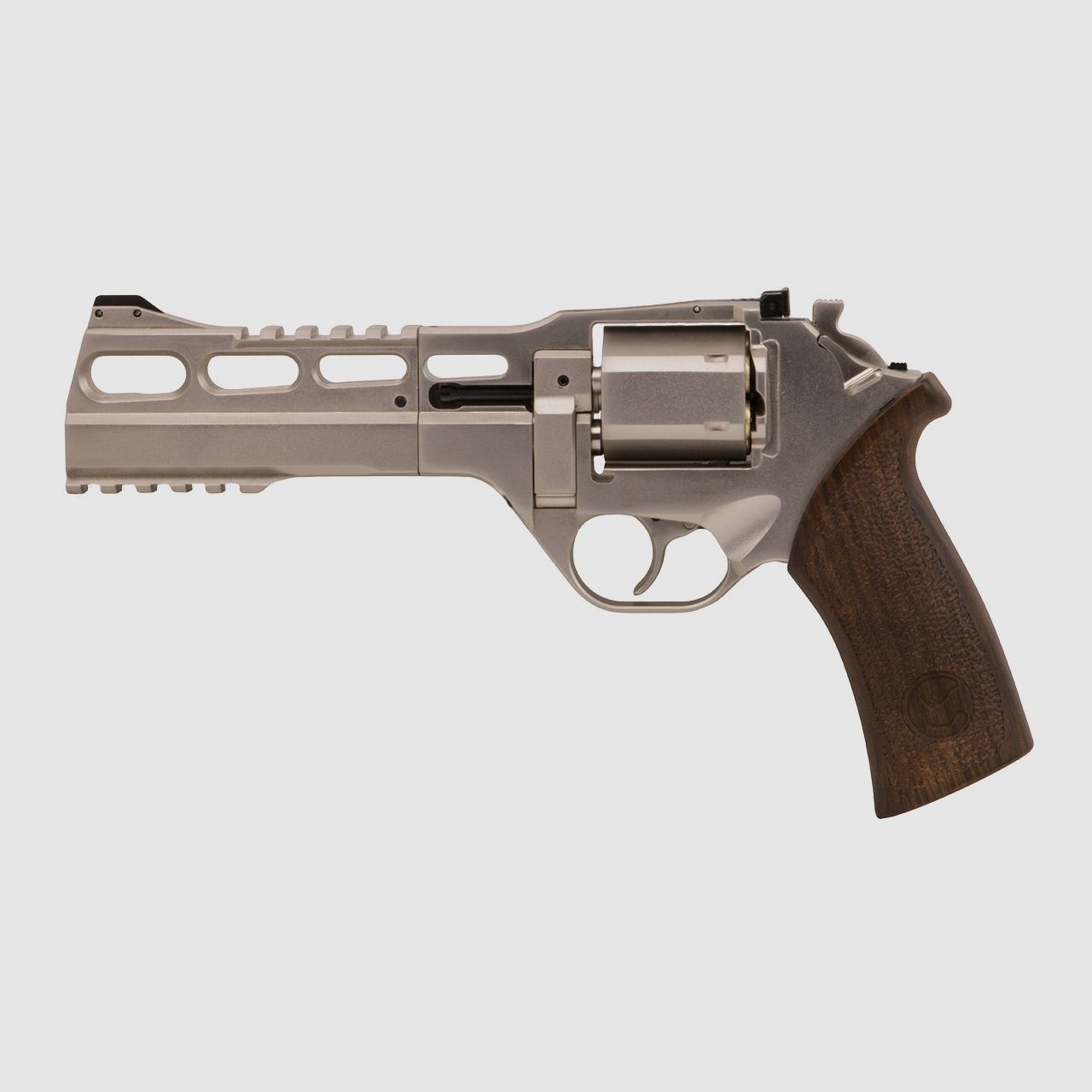 CO2 Revolver Chiappa Rhino 60 DS Chrome Vollmetall nickel Kaliber 4,5 mm BB (P18)