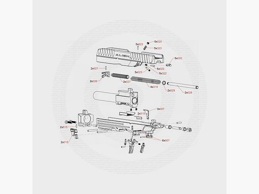 Laugo Arms – Alien Kit di Ricambi [Grande]