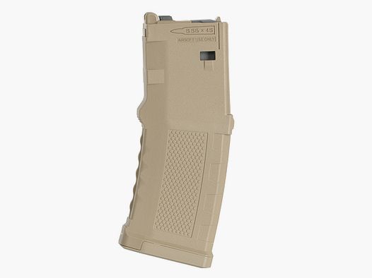 35rds Gasmagazin für Cyma CGS, TM MWS und DoubleEagle GBBR AR/M4 - TAN