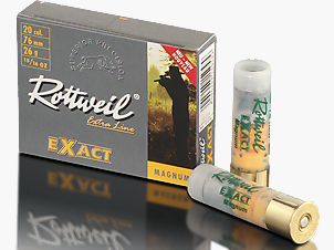 Rottweil Flintenlaufgeschoss Exact Magnum Kal. 20/76 26g