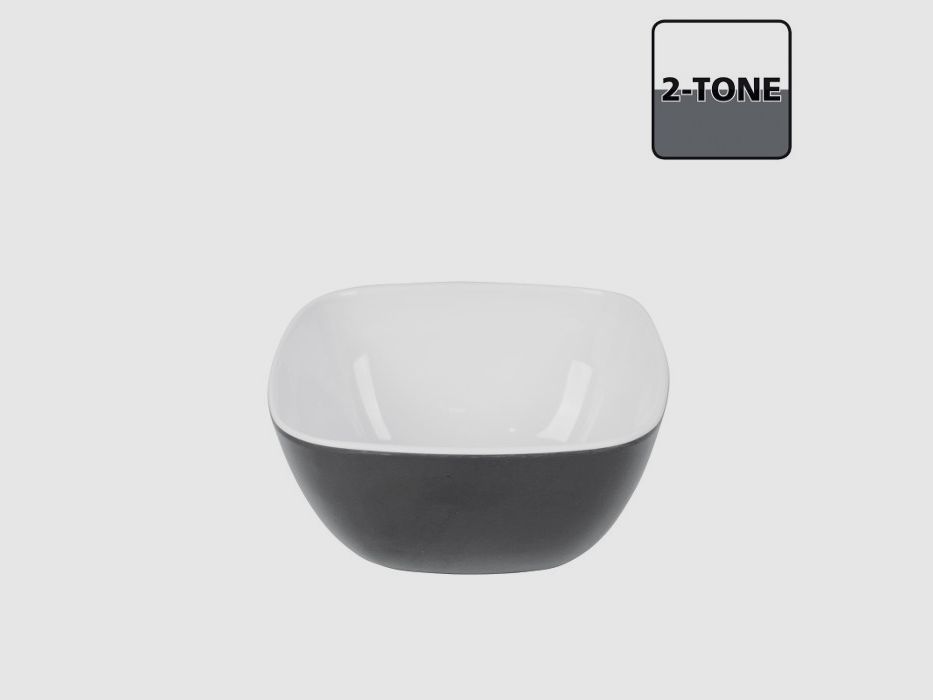 Bo-Camp Bowl Square Melamin Small 2-ton Grau