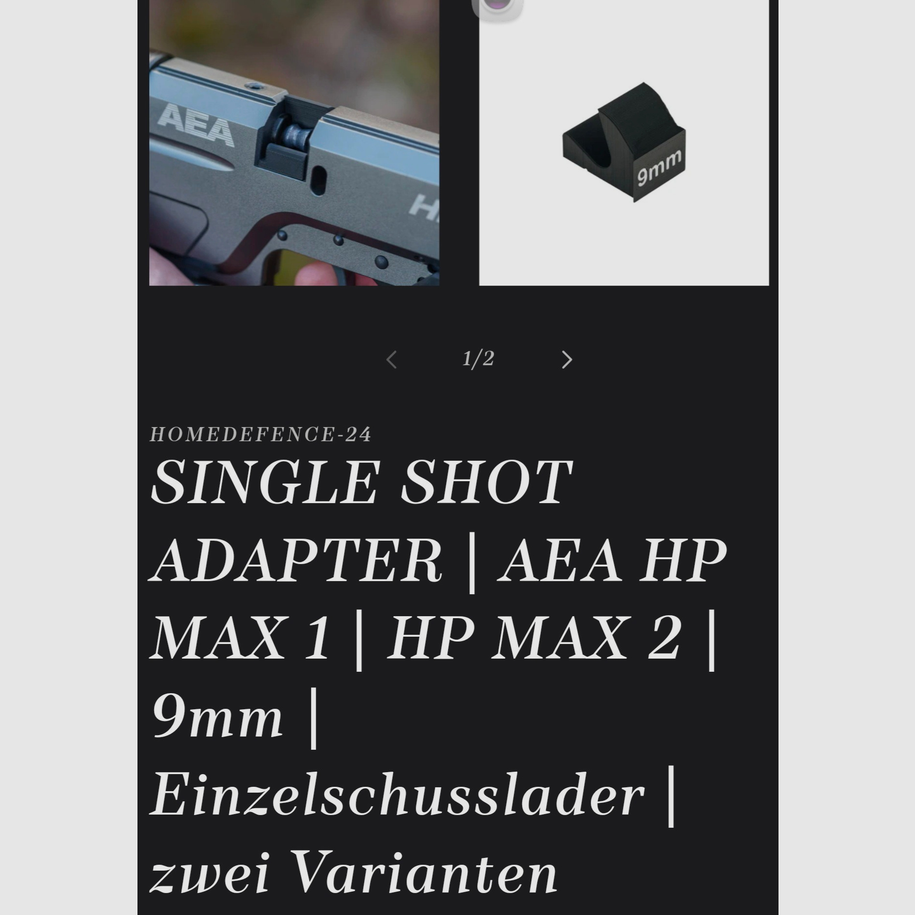 HP MAX MK II mit Zubehörteile 