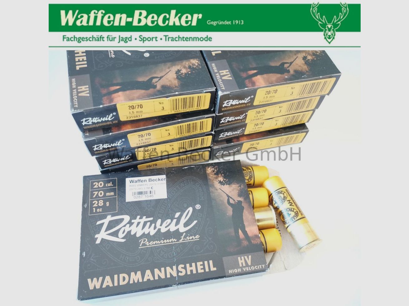 Rottweil RWS Waidmannsheil 20/70 28g 3,5mm 100-Schuss