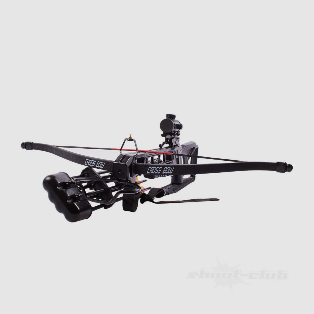 Man Kung Recurve Anaconda 175 lbs Black SET - Köcher, Bolzen, RedDot