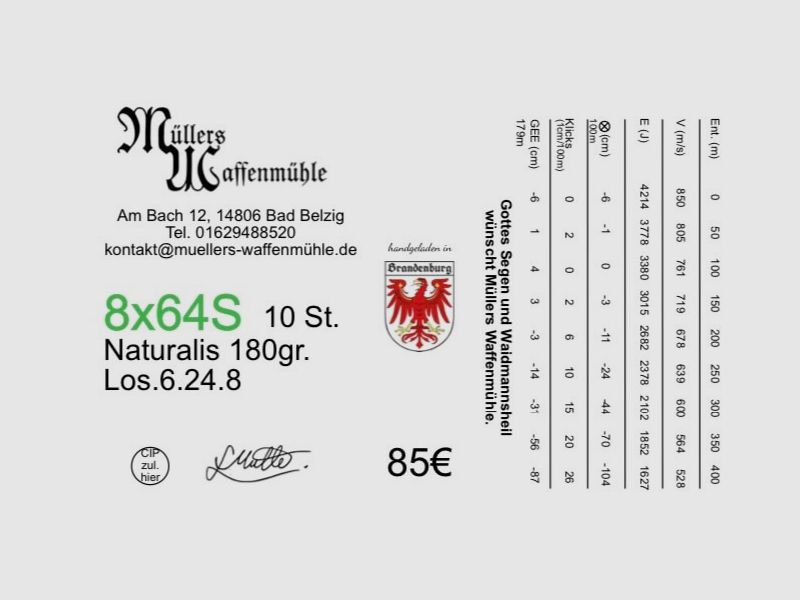 8x64S Naturalis Blei vrij