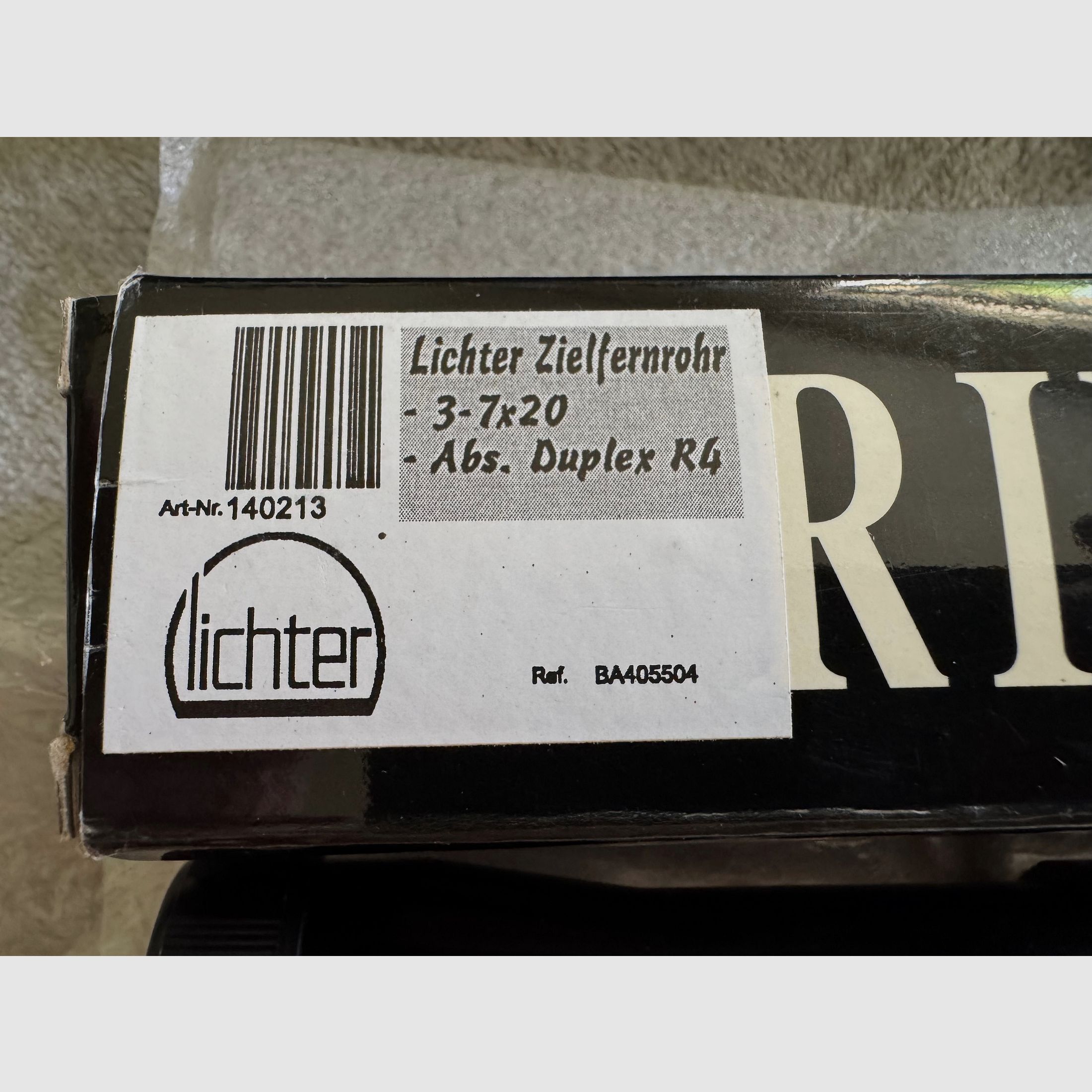 Lichter scope 3-7x20, lightweight scope for 11mm rail with up to 7 times magnification