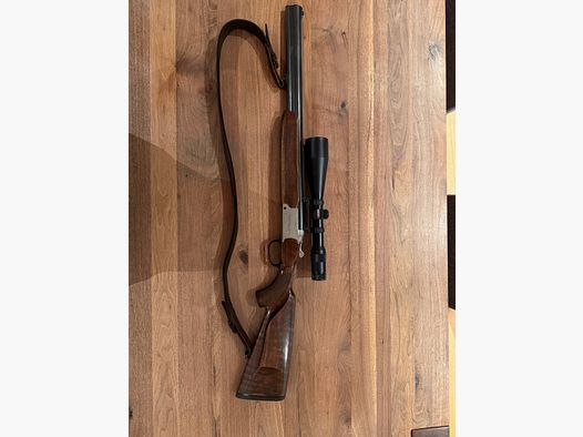 Double-barreled shotgun | Frankonia Favorite | CZ BRNO | Cal. 12 and 7x65 R | Docter 3-12x56 | Blaser saddle mount