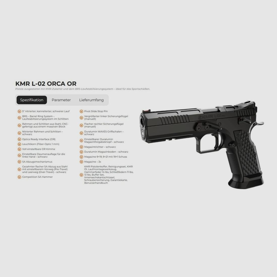 KMR Precision Arms Mod. L-02 ORCA OR -5', zdjęcie 4 z 4