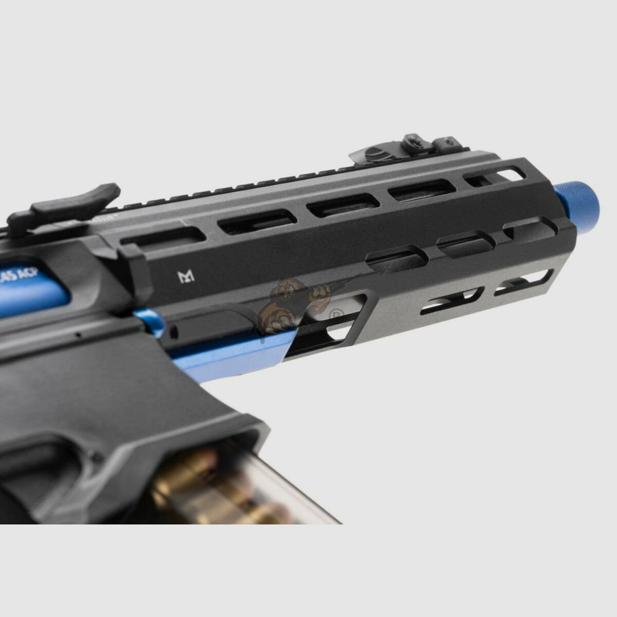 G&G PCC45 G2 with ETU in Black/Blue Airsoft Free from 18 - S-AEG -F-