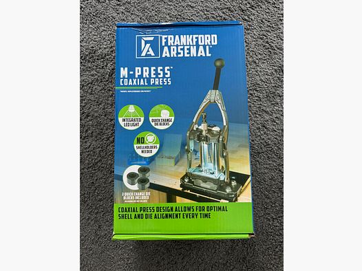 Neu OVP Frankford Arsenal M-Press Koaxial-Ladepresse