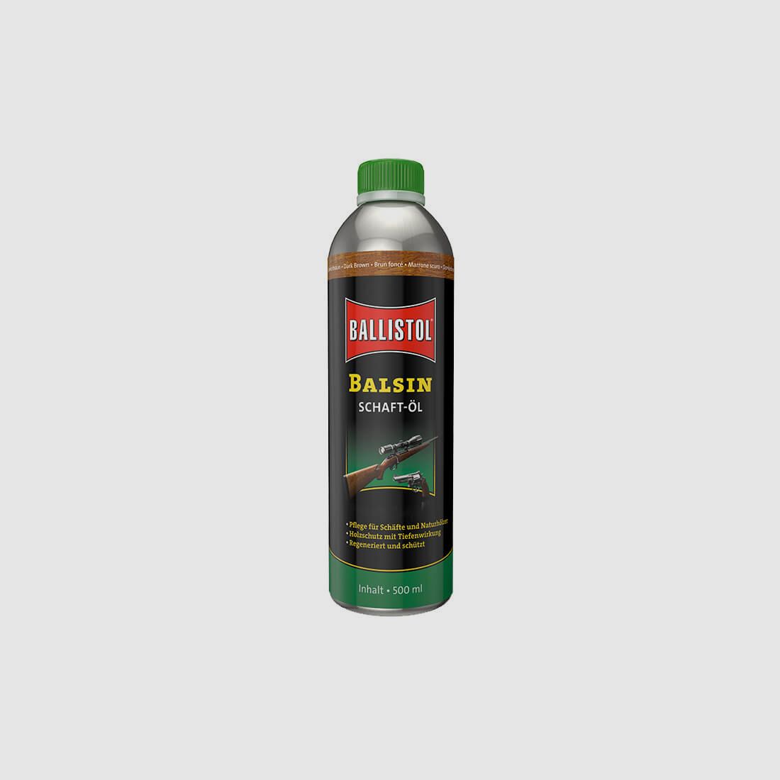 Balsin Schaftöl dunkelbraun - 500ml Flasch