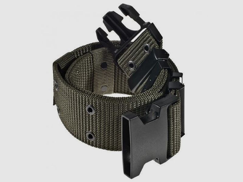 US Lochkoppel LC2 Oliv - bis 115cm verstellbar – Army Belt Steckverschluss