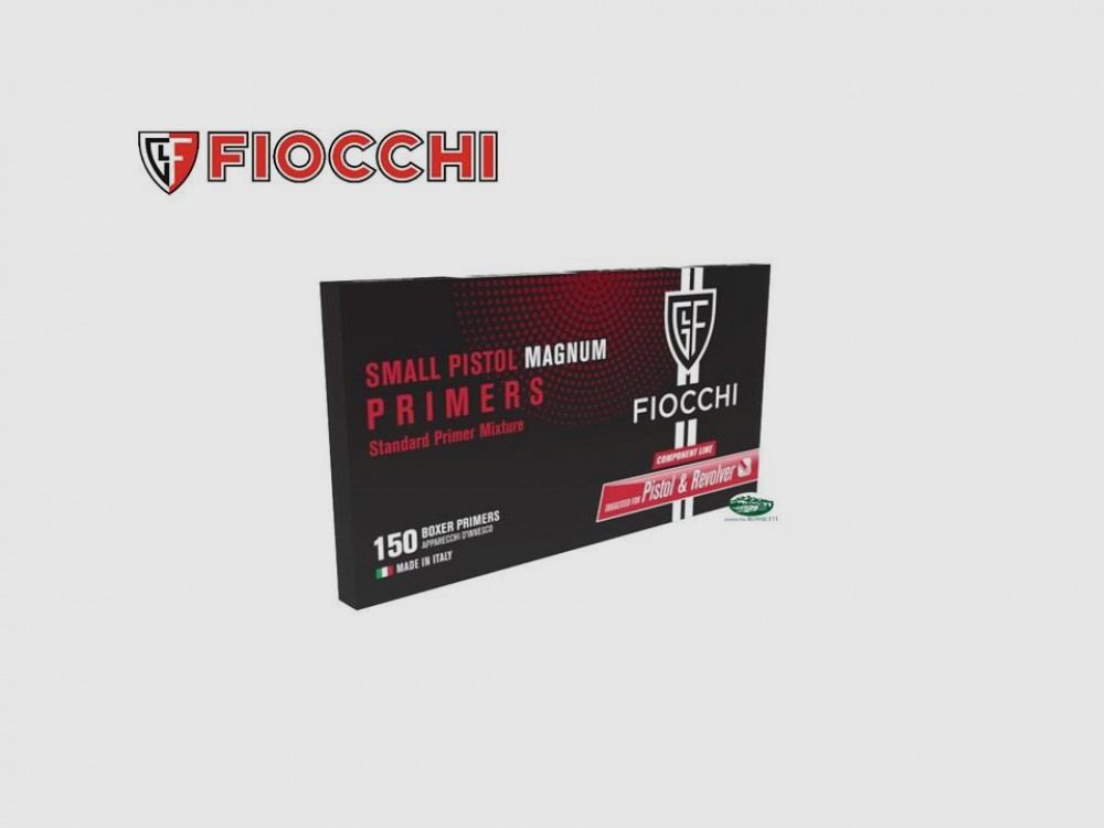 FIOCCHI Amorces Small Rifle Magnum boîte 150 pcs.