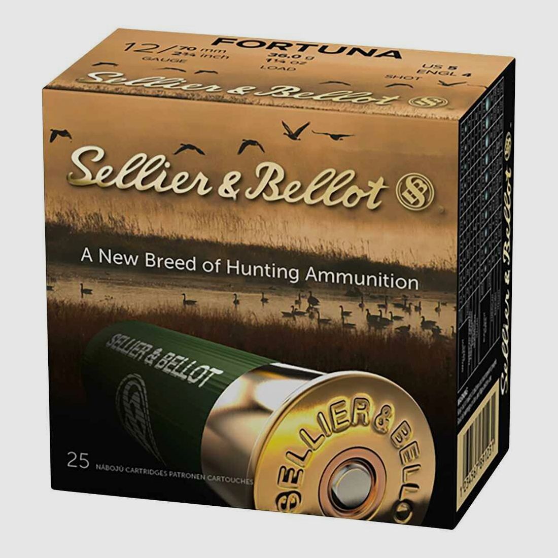 Sellier & Bellot Fortuna Plastik 36g - 4,0mm - 25szt.