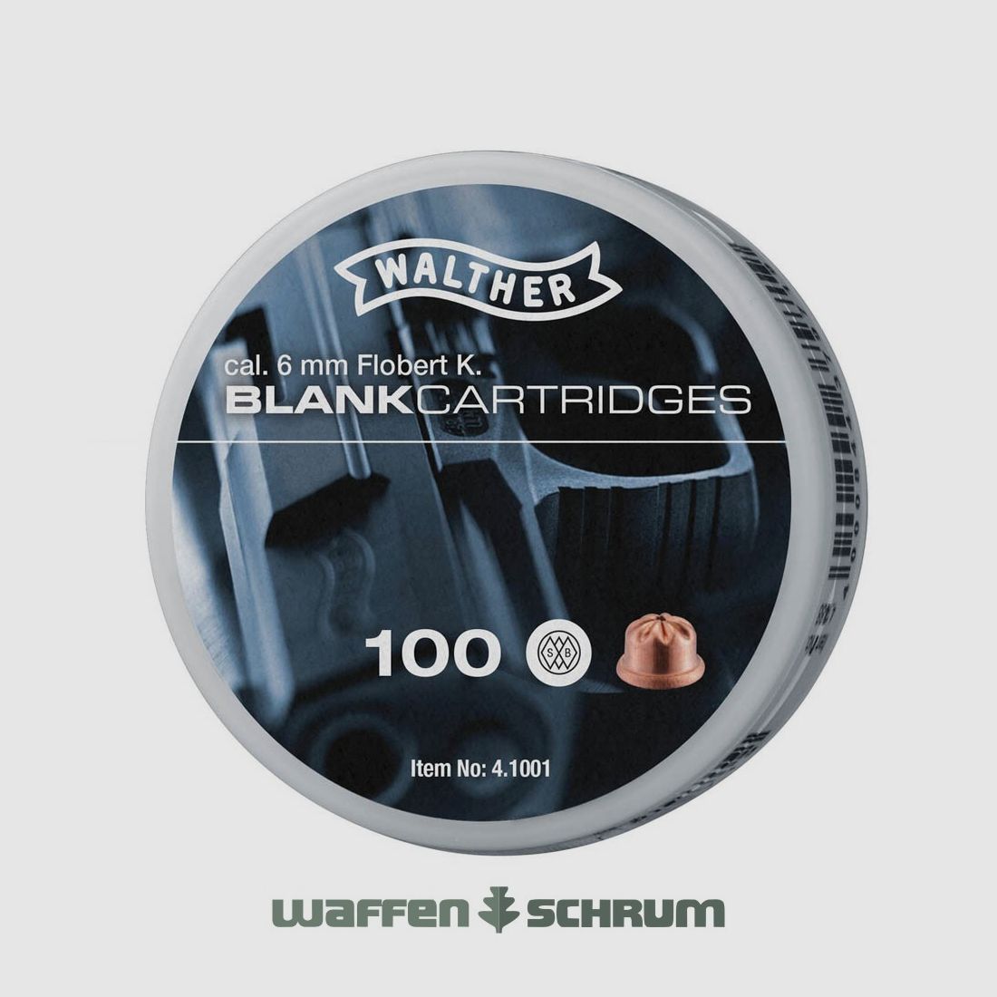 Walther blank cartridge 6mm Flobert