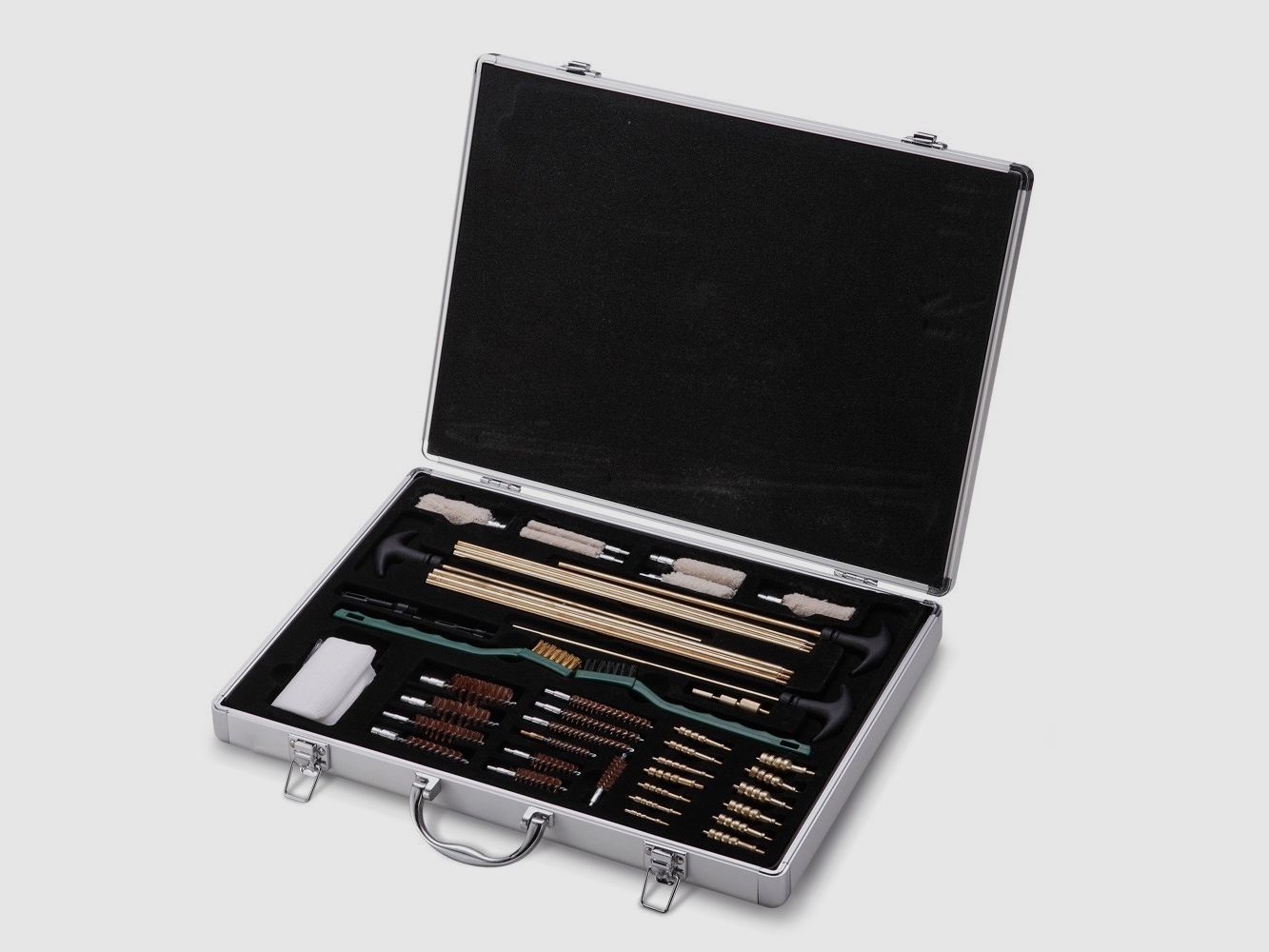 KIT LIMPIEZA TODOS LOS CALIBRES MALETA INOX, imagen 2 de 2