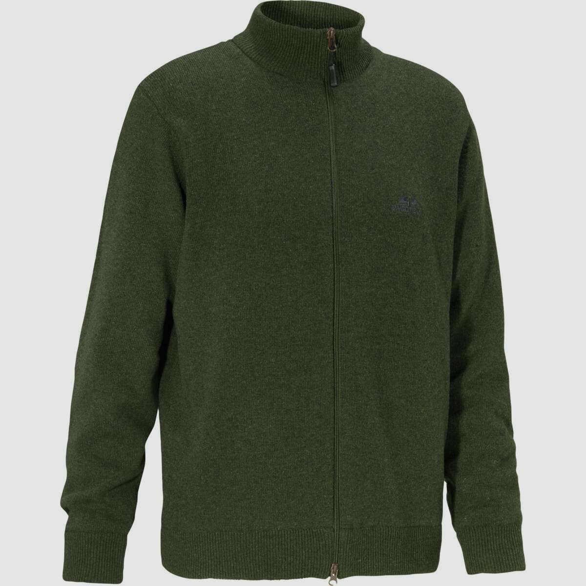 Swedteam Brad Klassischer Pullover mit durchgehendem Reißverschluss in Loden Grün 3XL