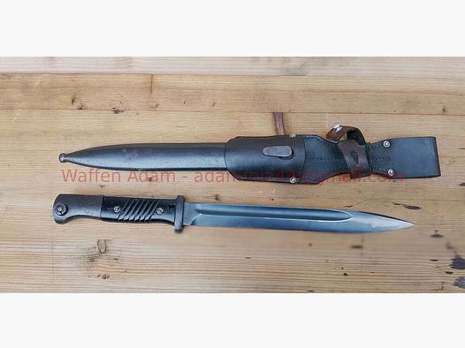 E.Pack & Söhne / Solingen K98k Bajonett M84/98 m. Koppelschuh
