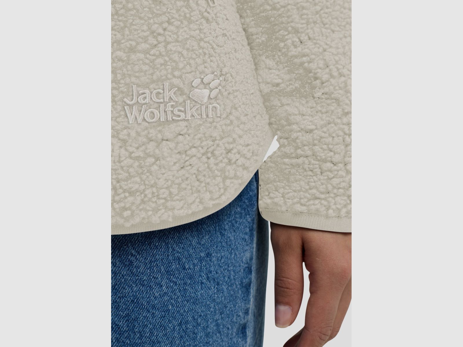 JACK WOLFSKIN High Curl Jkt W Fleecejacke Damen Pale Sand