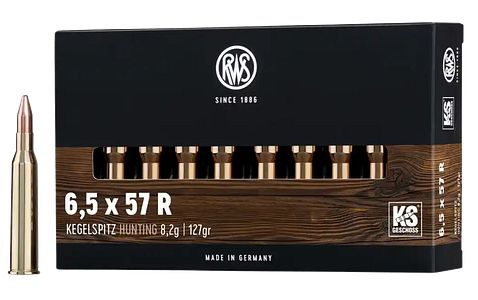 RWS 6,5x57 R Kegelspitz 8,2g/127grs.