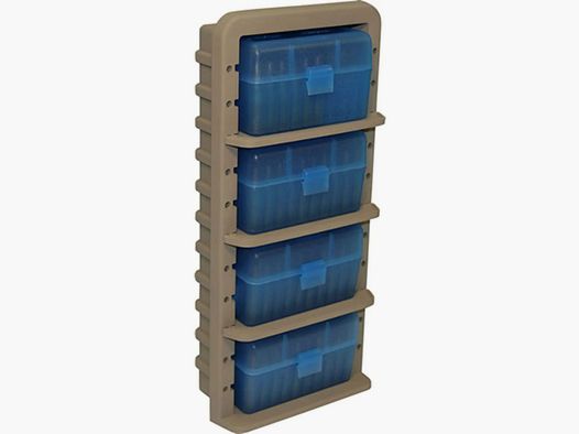 MTM Scaffale per scatole di cartucce ARRS Ammo Rack blu chiaro/terra scura fucile piccolo