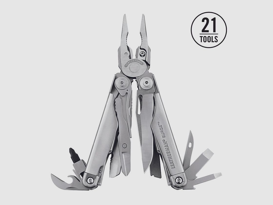 Leatherman – SURGE SILVER / HOLSTER MOLLE NYLON, Bild 1 von 5