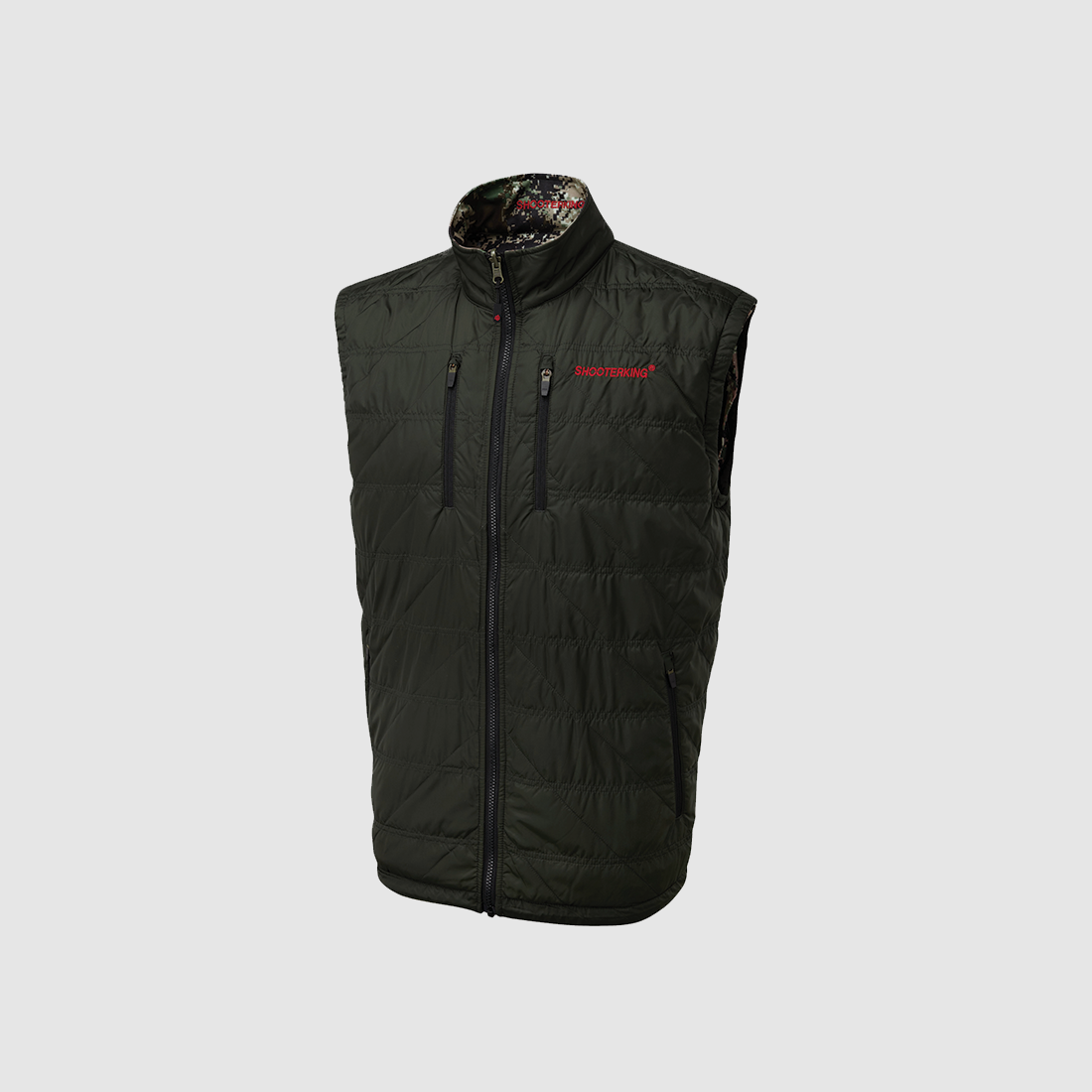 ShooterKing Digitex Wendejacke + Bodywarmer Grün/Camo (Herren), Bild 3 von 5