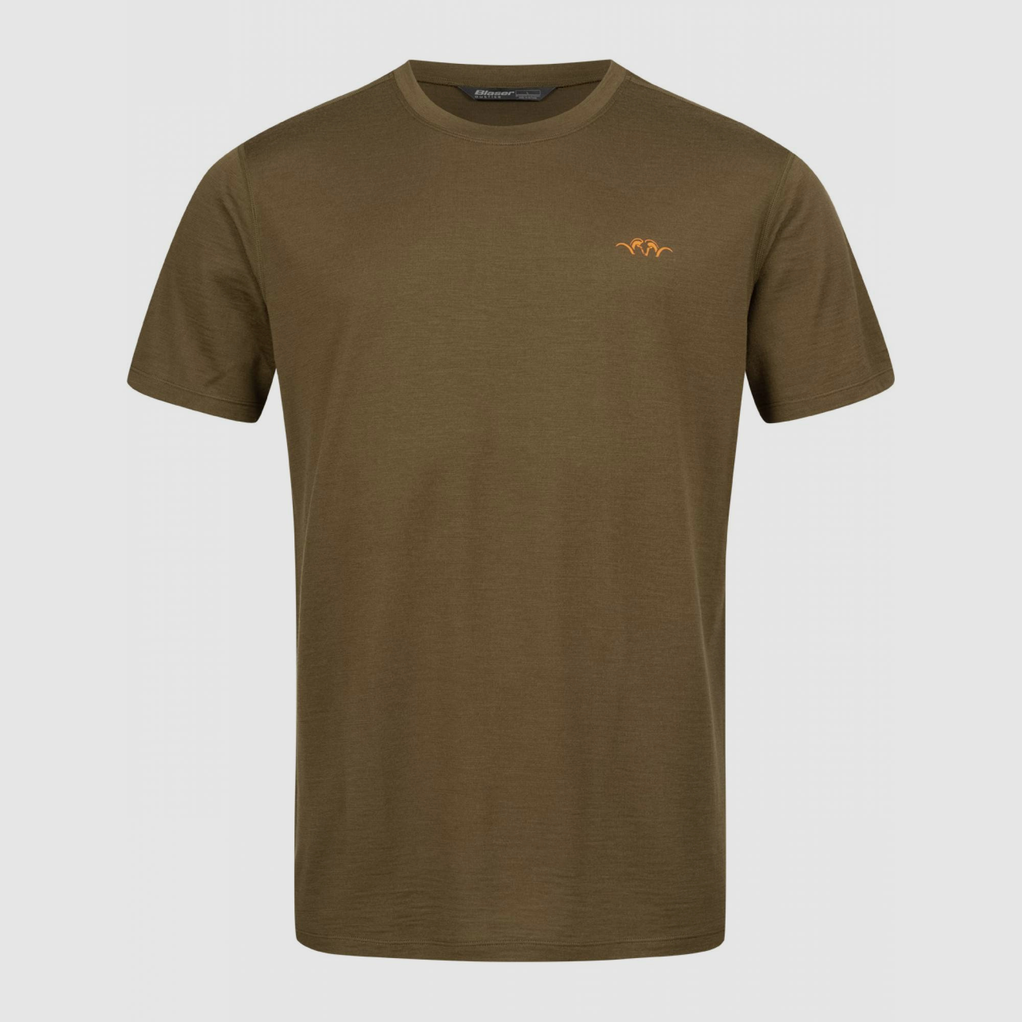 Blaser Herren T-Shirt Base 160, Farbe Dunkel Oliv