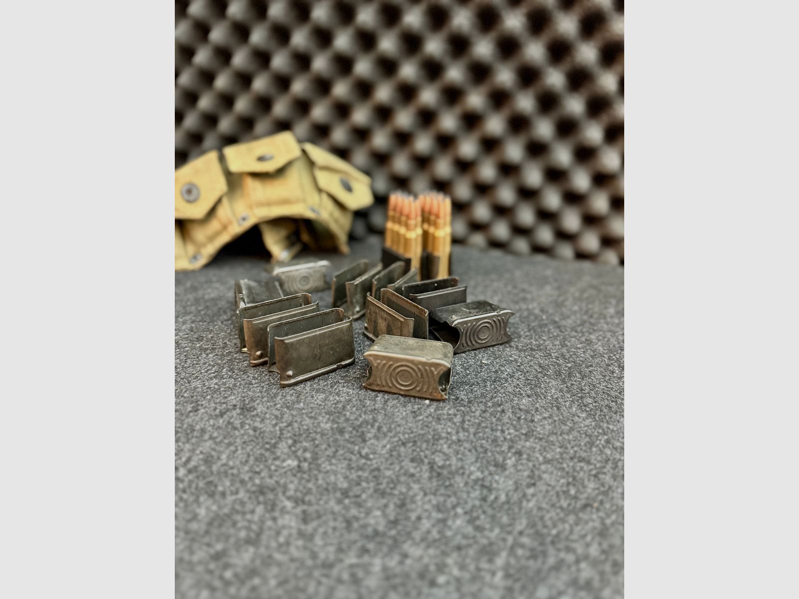 Munition Clip M1 Garand, 30-06, 5er Clips Munclip, M1 Garand 8 Schuss Ladeclip WK II Arsenalware