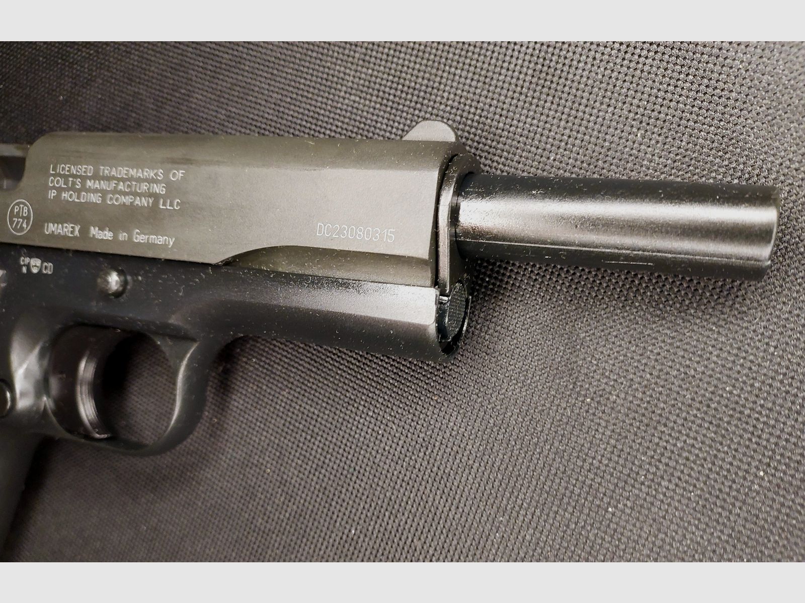 Colt Government 1911 A1 Pistolet alarmowy 9mm P.A.K. (PTB 774)