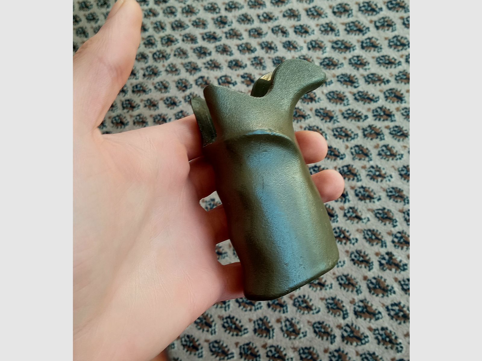 G3 Pistolengriff tiefes speckiges Oliv-Grün / stilistisch perfekt für Holz Handschutz // Polymer Griff