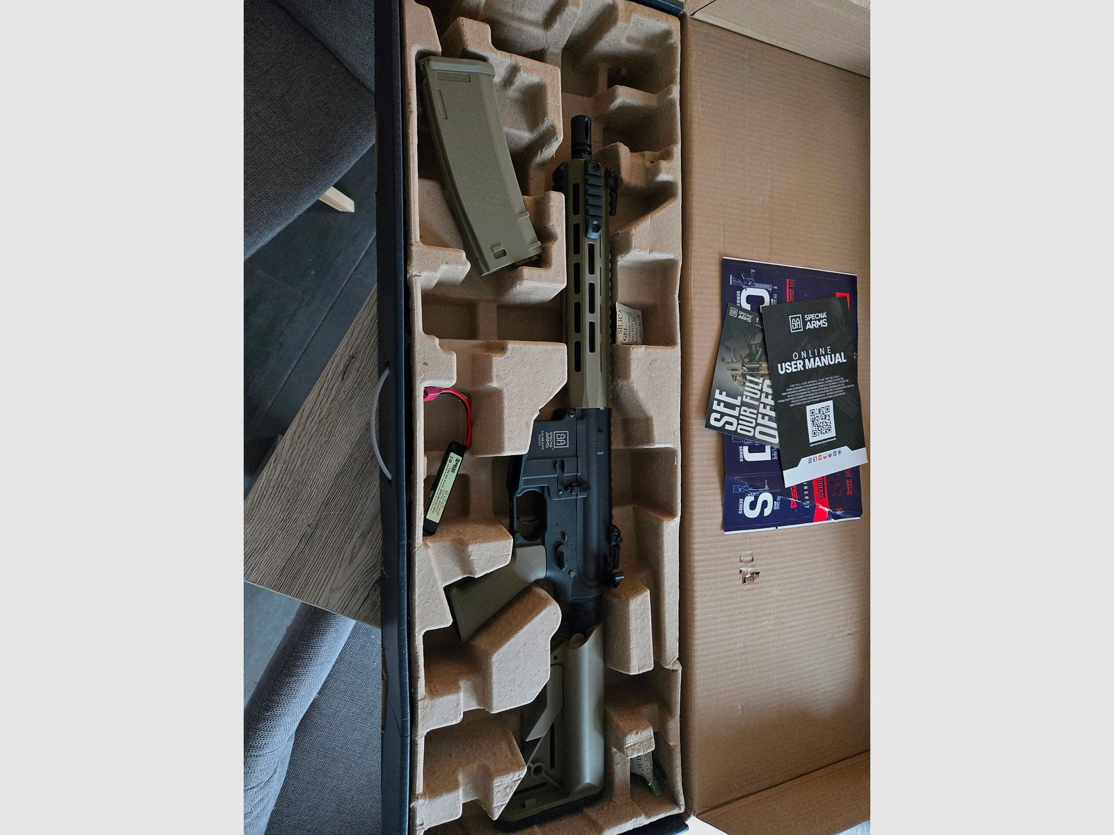 Specna Arms SA-F03-XASR-HT Airsoft 6mm BTG Custom 